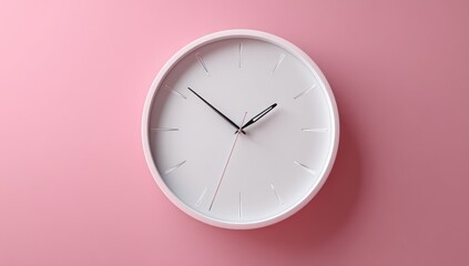 3D cartoon wall clock mockup with space to personalize with your custom design or logo.,