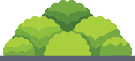 green bush flat