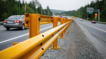 Safety features such as speed bumps and guardrails reduce risks and improve road safety for all users.
