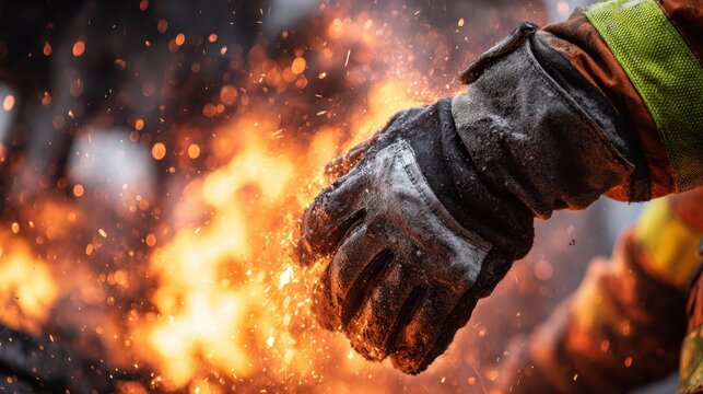 Apparel crafted to protect workers from flames and intense heat during hazardous tasks.
