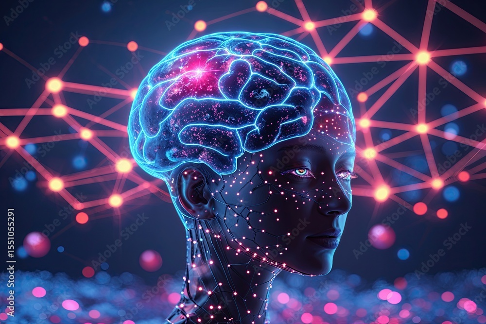 Poster advanced wireless data solutions featuring neural network technology and sapphire ruby light innovat