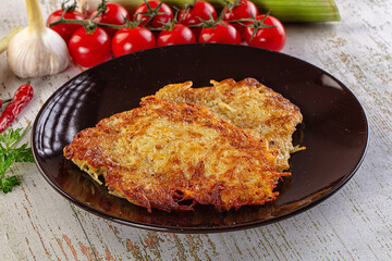 Golden fried potato pancake - Draniki