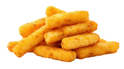 Deliciously crispy small fried cheese sticks piled high, inviting taste buds to indulge in a cheesy delight
