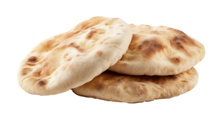 Delicious traditional Arabic pita bread showcasing its fluffy texture and golden brown spots for culinary enthusiasts