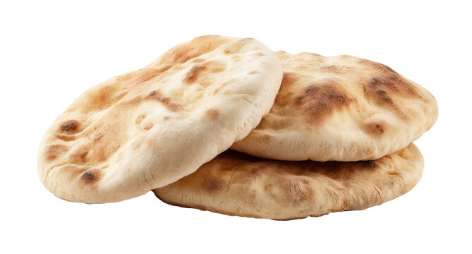 Delicious traditional Arabic pita bread showcasing its fluffy texture and golden brown spots for culinary enthusiasts