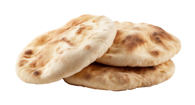Delicious traditional Arabic pita bread showcasing its fluffy texture and golden brown spots for culinary enthusiasts