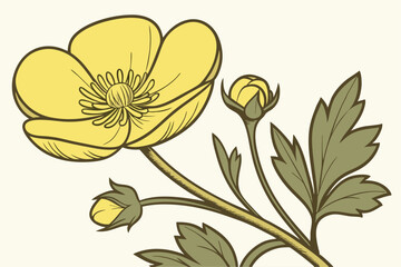 Golden Glow: Buttercup Icon