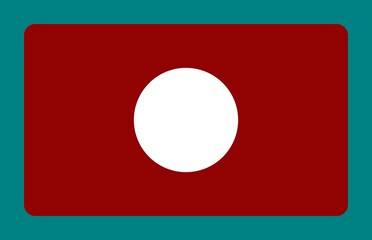 egg on a red background