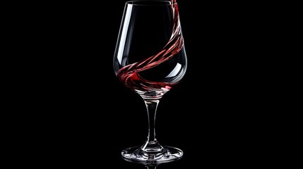 Elegant Red Wine Pour: A Symphony of Crimson
