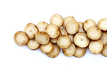 Fresh burdock roots or gobo roots