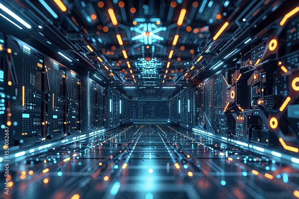Poster futuristic abstract network connectivity background design for technology themes