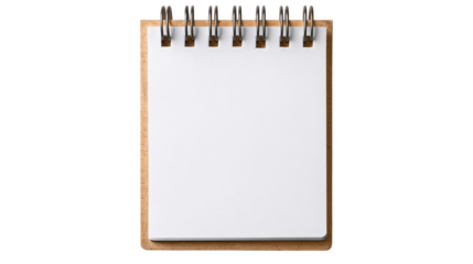 A handmade digital notepad, white background --ar 16:9