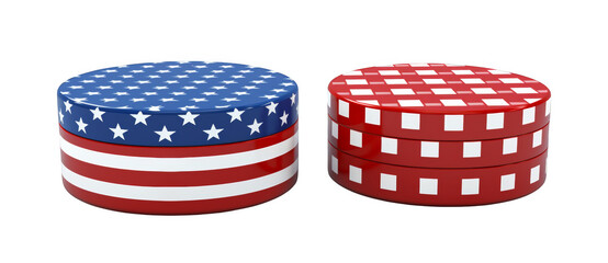Fototapeta premium american flag made of american flag