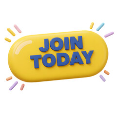 JOIN TODAY yellow button cta button design png