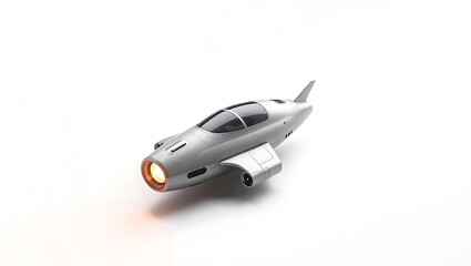 toy helicopter isolated on white background, 8K image