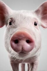 Zbliżenie na ryjek prosiaka