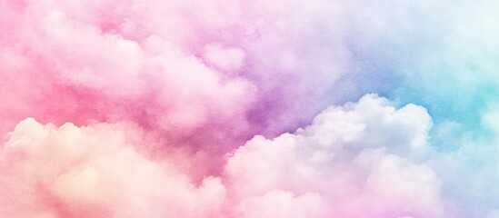 Pastel cloudscape