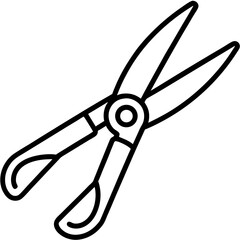 Snips Outline Vector Art