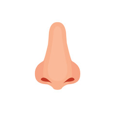 Human nose, Vector illustration icon design