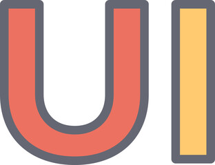 UI User Interface Design Web Development Icon Vector Symbol