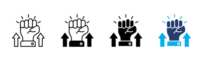 Motivation icon sheet multiple style collection