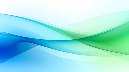 Naklejka premium Abstract Digital Art Illustrating Clear and Peaceful Thoughts – Soothing Colors and Serene Composition