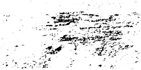 Distress urban overlay spotted concrete grain surface grainy noise rust wall grunge black splatter and white background. damaged chalk crack rough ink wall texture.	