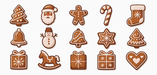Christmas Gingerbread Cookies Collection