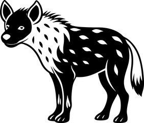 vector illustration of a wolf