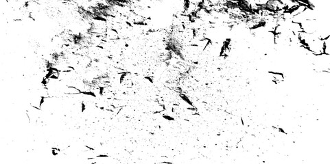 Scratch Distress urban overlay spotted concrete grain surface grainy noise rust wall grunge black splatter and white background. damaged chalk crack rough ink wall texture.	
