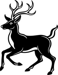 deer silhouette vector