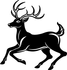 deer silhouette vector