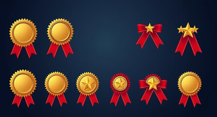 Medal icon, Award medal, Gold medal, Silver medal, Bronze medal, Medal vector, Victory medal, Achievement icon, Sports medal, Star medal, Medal with ribbon, First place medal, Honor medal, Champion me