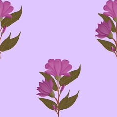 Floral violet