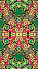 digital art in the form of a kaleidoscope