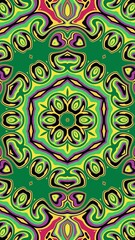 digital art in the form of a kaleidoscope