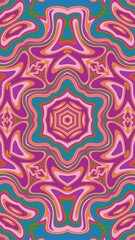 digital art in the form of a kaleidoscope