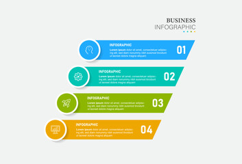 Modern infographic design template