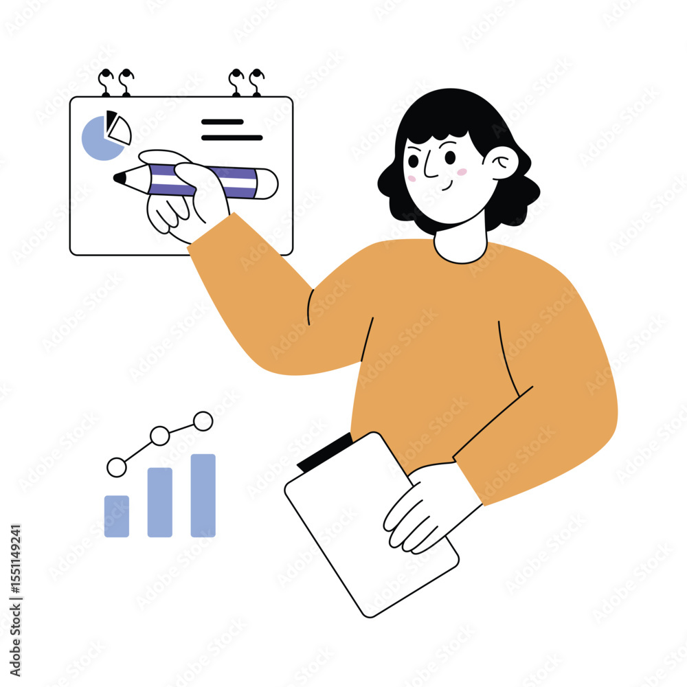 Poster big data analysis modern illustrations. eps 10 file on transparent background