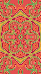 digital art in the form of a kaleidoscope
