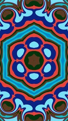 digital art in the form of a kaleidoscope