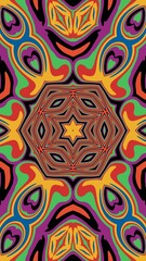 digital art in the form of a kaleidoscope