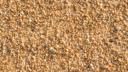 Pebble stone texture background, Rough sand on beach sea pattern for beauty decorative design
