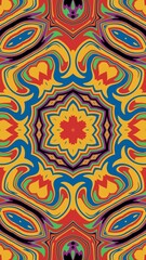 digital art in the form of a kaleidoscope