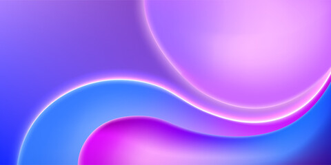 ABSTRACT GEOMETRIC PURPLE AND BLUE WAVE VECTOR BACKGROUND