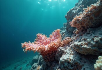 The brilliant blooming of underwater corals