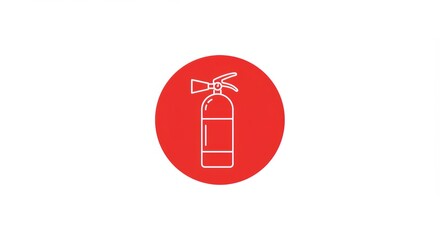 Fire Extinguisher Icon - Safety & Prevention