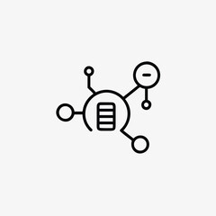 data icon fully editable vector template