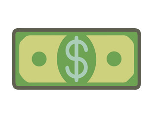 Dollar. Money cash icon. Vector illustration