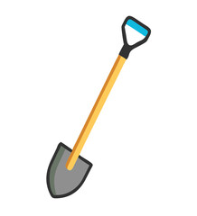 Shovel. Vector illustration